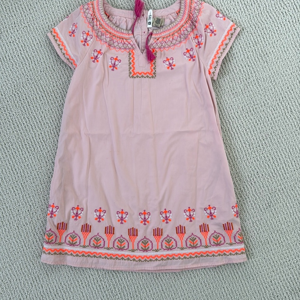 Peek Girls Embroidered Dress Size L/10